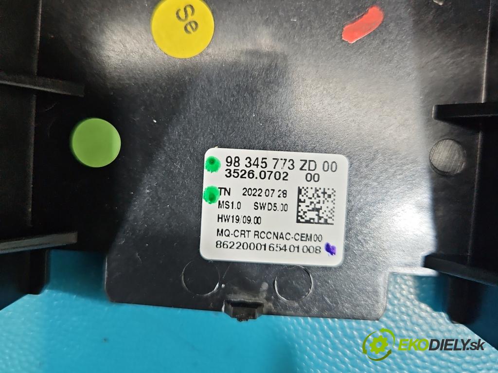 Peugeot Rifter 1.5 hdi 131 hp manual 96 kW 1499 cm3 5- displej 98345773ZD (Přístrojová deska)