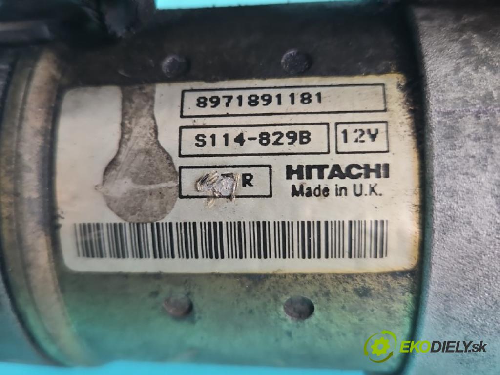 Opel Astra III 2004-2014 1.7 cdti 101 hp manual 74 kW 1686 cm3 5- startér: 8971891181 (Startér)