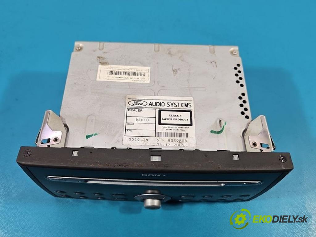Ford Focus Mk2 2004-2011 2.0 tdci 136hp manual 100 kW 1997 cm3 5- Radio továrna: 4M5T-18C815-BJ