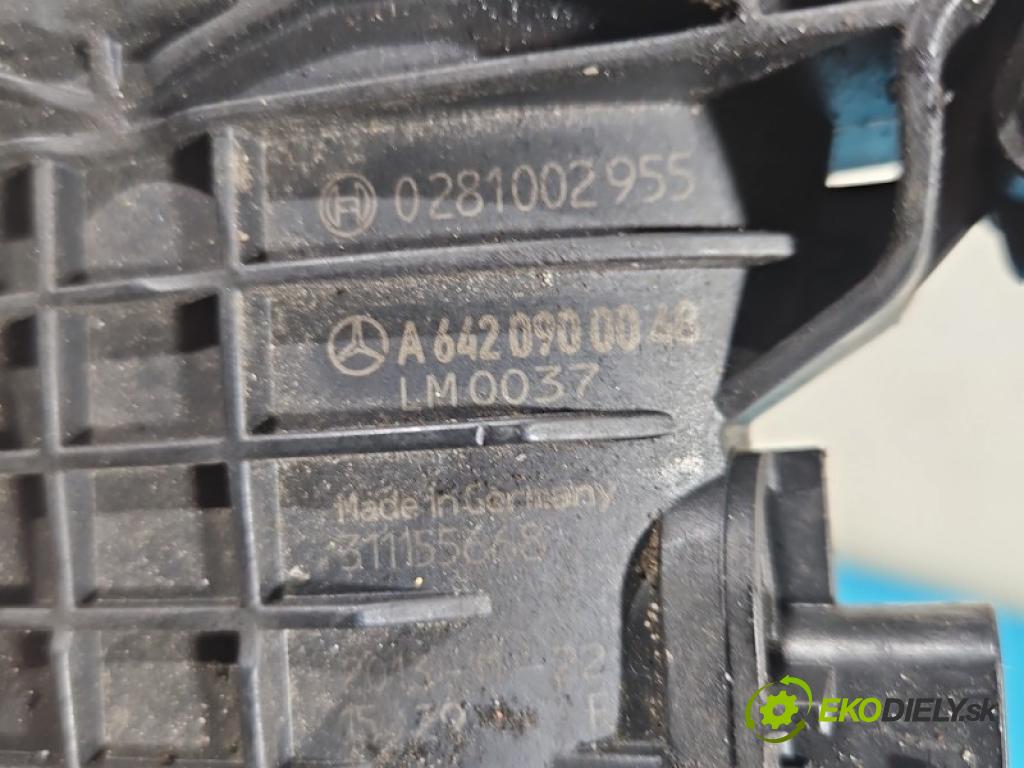 Mercedes ML W166 2011-2015 3.0 CDI 642.826 automatic 189 kW 2987 cm3 5- váha vzduchu A6420901742 (Snímač hmotnosti vzduchu)