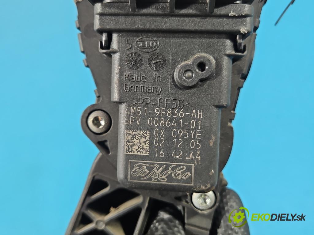 Ford Focus Mk2 2004-2011 2.0 tdci 136hp manual 100 kW 1997 cm3 5- pedal plyn: potenciometr: 4M51-9F836-AH