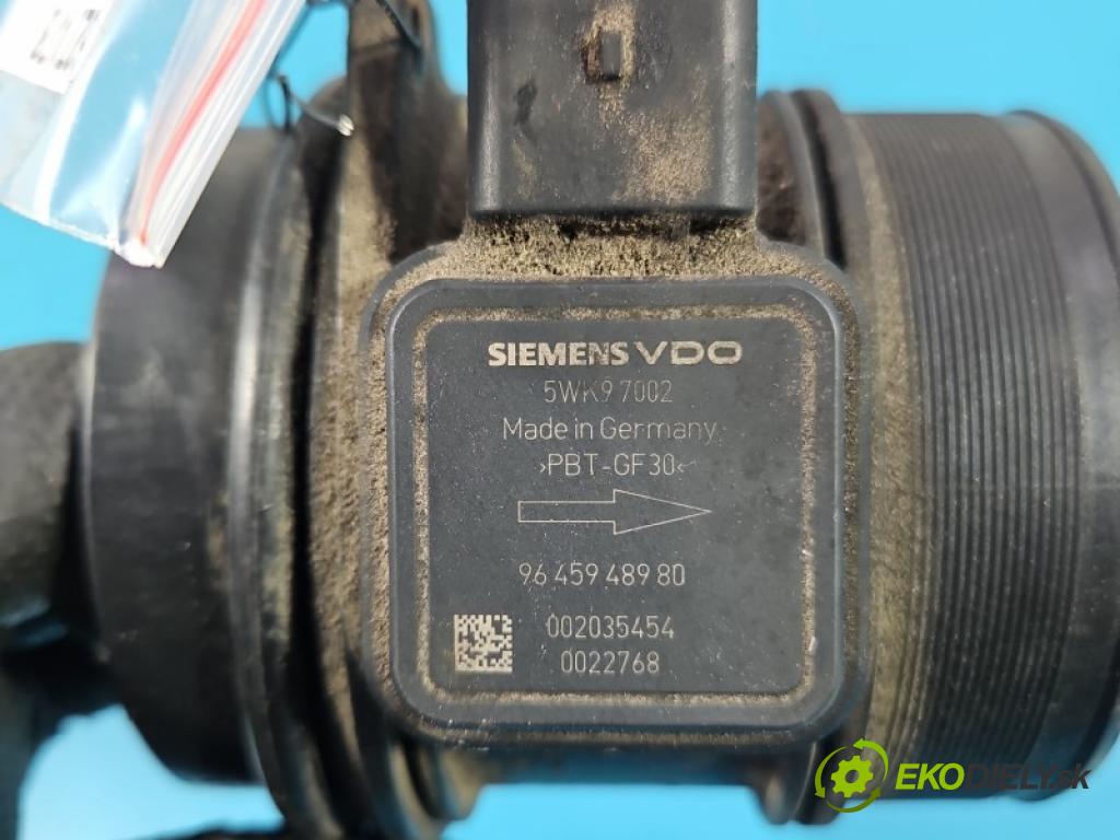 Ford Focus Mk2 2004-2011 2.0 tdci 136hp manual 100 kW 1997 cm3 5- váha vzduchu 9645948980 (Snímač hmotnosti vzduchu)