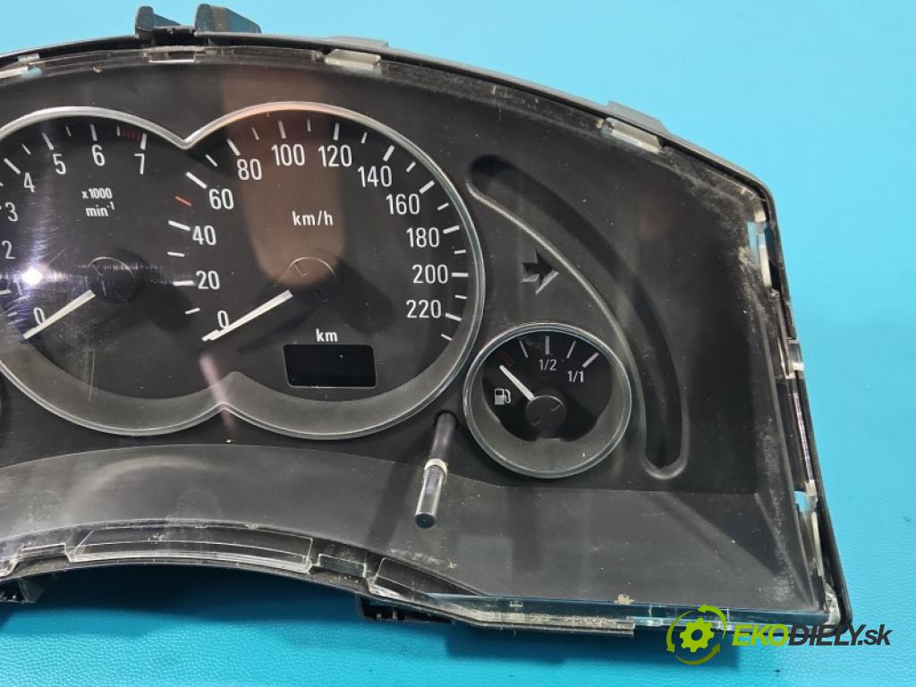 Opel Meriva A 2002-2010 1.6 8V 87 hp manual 64 kW 1598 cm3 5- řídící jednotka motoru 12214810