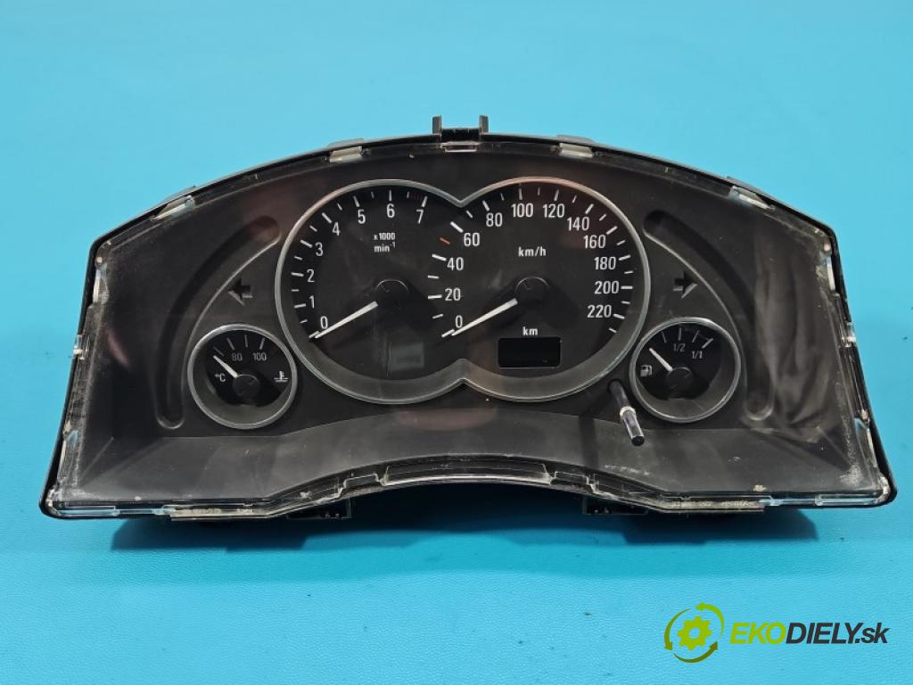 Opel Meriva A 2002-2010 1.6 8V 87 hp manual 64 kW 1598 cm3 5- řídící jednotka motoru 12214810
