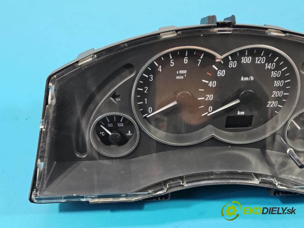 Opel Meriva A 2002-2010 1.6 8V 87 hp manual 64 kW 1598 cm3 5- řídící jednotka motoru 12214810