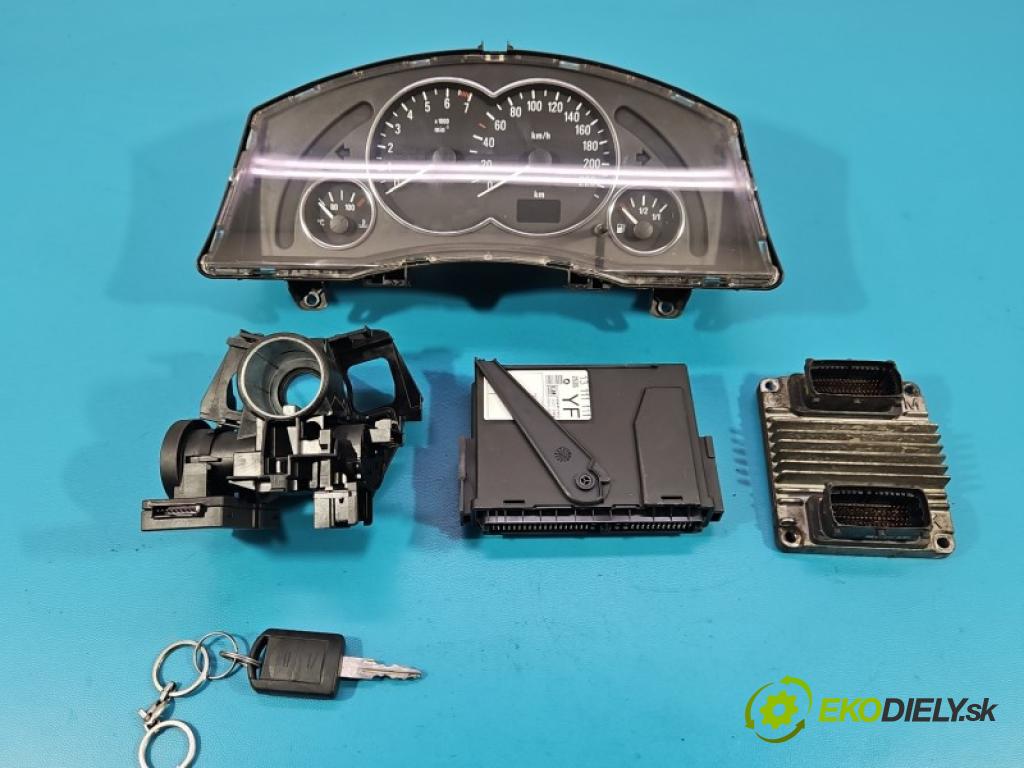 Opel Meriva A 2002-2010 1.6 8V 87 hp manual 64 kW 1598 cm3 5- řídící jednotka motoru 12214810