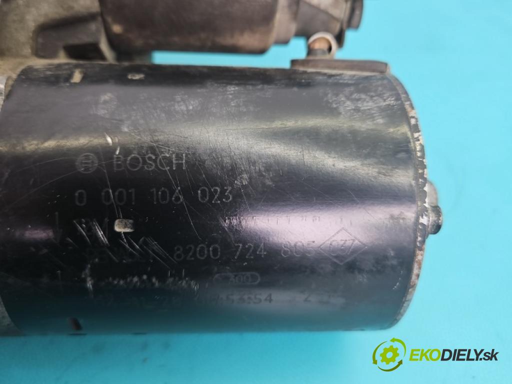 Renault Scenic II 2003-2009 2.0 16V 135 hp manual 99 kW 1998 cm3 5- startér: 0001106023 (Startér)