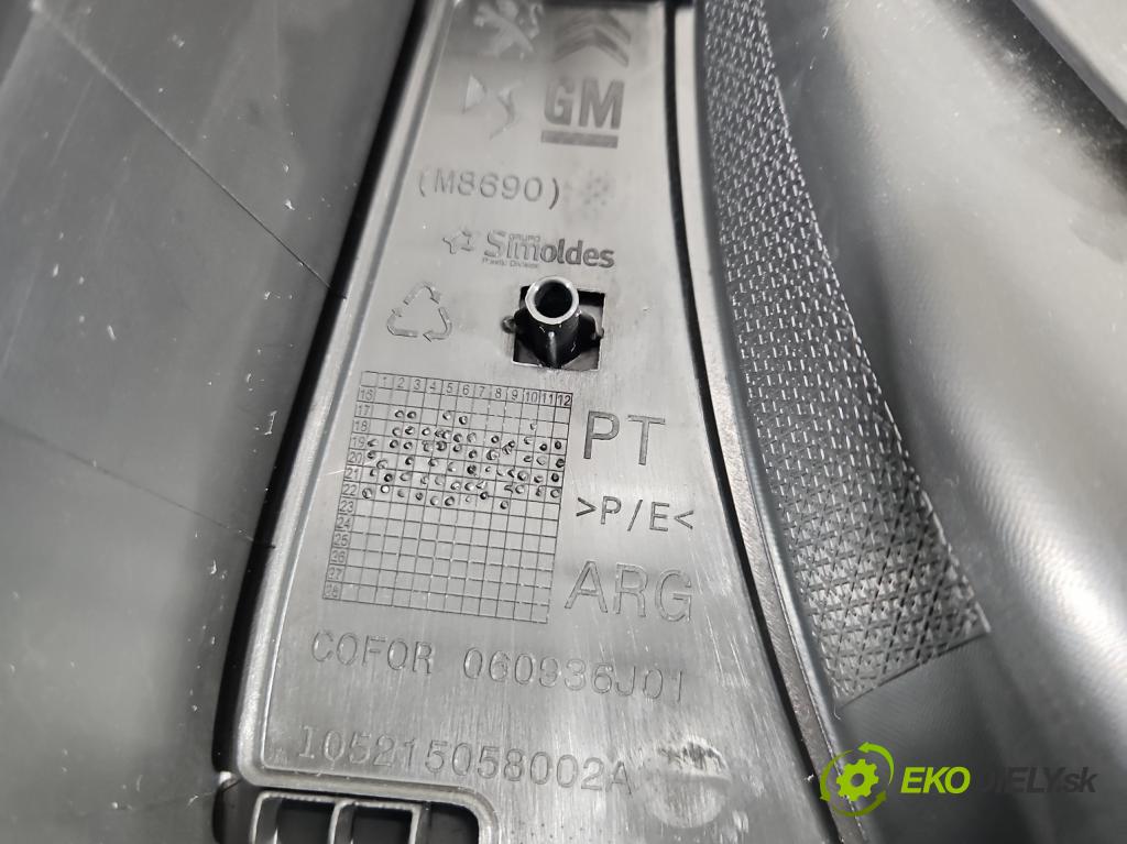 Peugeot Rifter 1.5 hdi 131 HP manual 96 kW 1499 cm3 5- Čalounictví: dvere zadné ľavé 9816784677