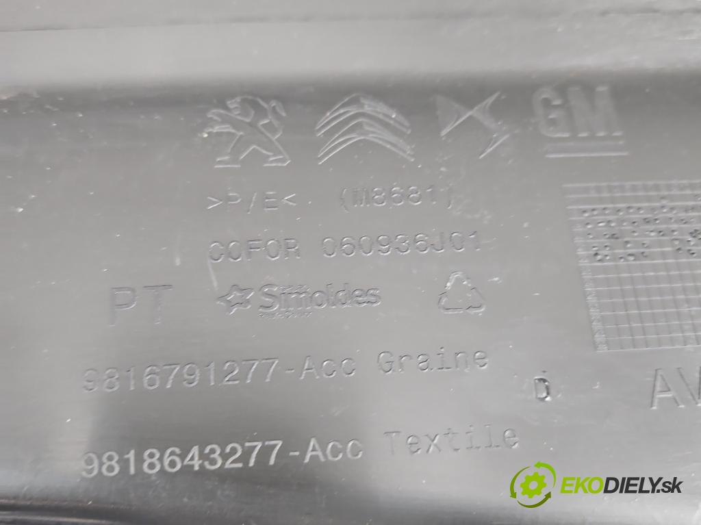 Peugeot Rifter 1.5 hdi 131 HP manual 96 kW 1499 cm3 5- Čalounictví: dvere predné ľavé 9816791277