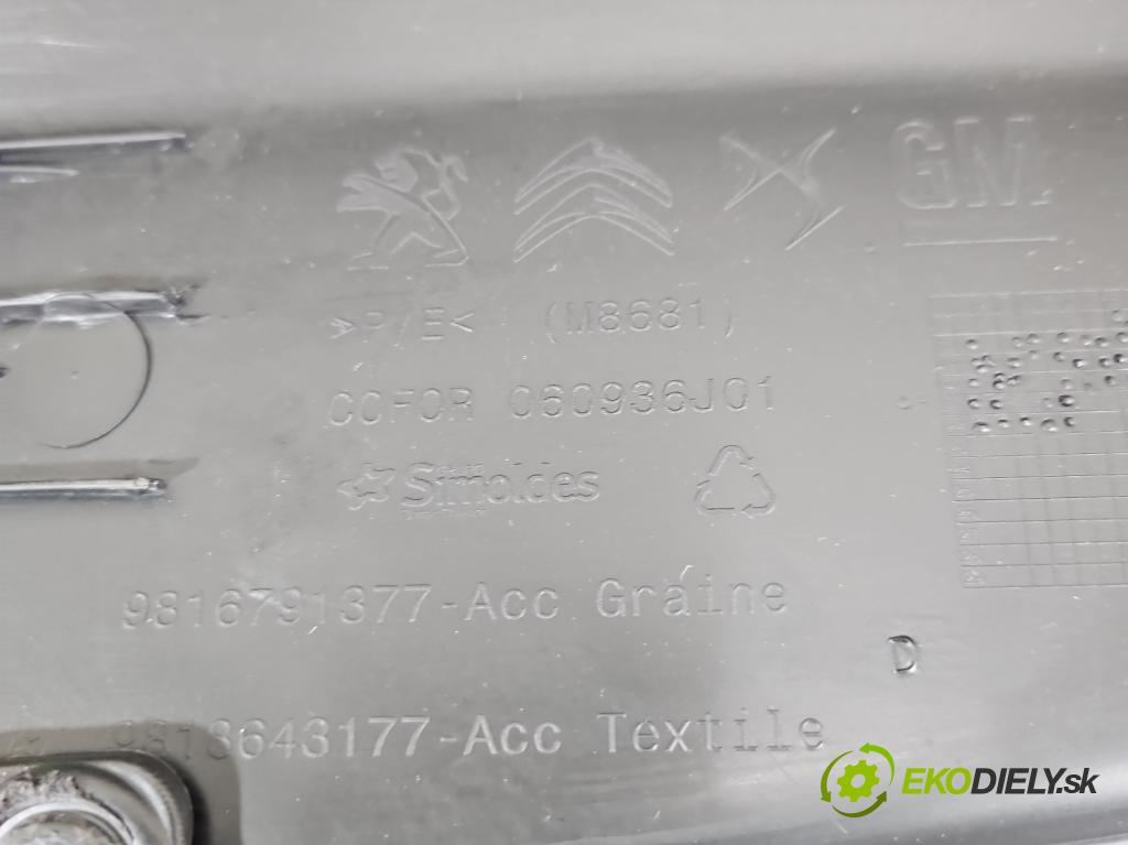 Peugeot Rifter 1.5 hdi 131 HP manual 96 kW 1499 cm3 5- Čalounictví: dvere predné pravé 9816791377