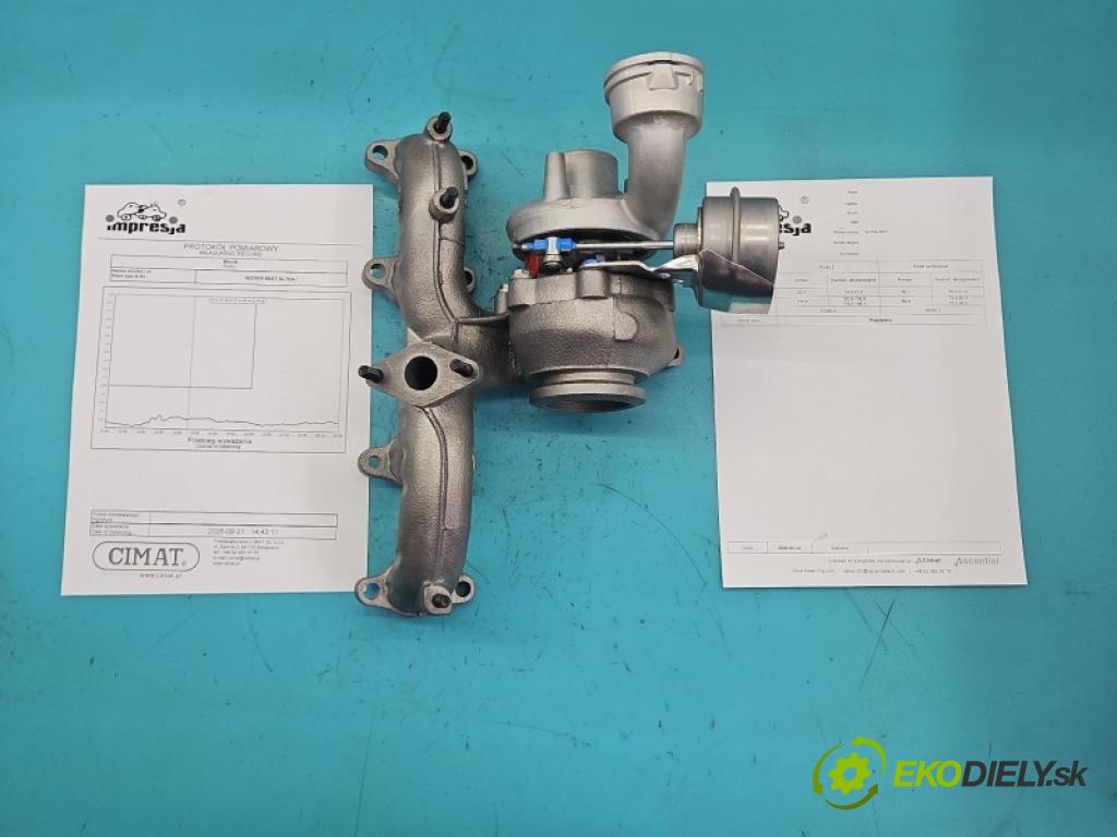 Seat Altea 1.9 tdi 105 HP manual 77 kW 1896 cm3 5- turbodúchadlo, turbo repasovaná BV39A-0022
