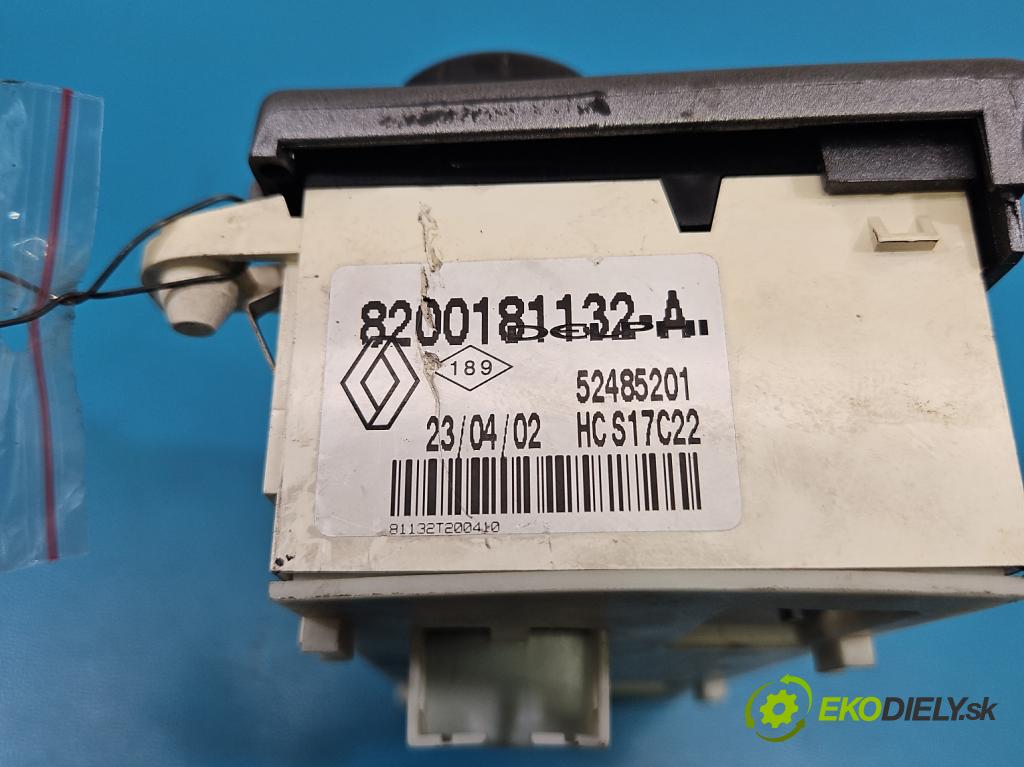 Renault Laguna II 2001-2007 1.8 16V 120 HP manual 88 kW 1783 cm3 5- panel kúrenia 8200181132A