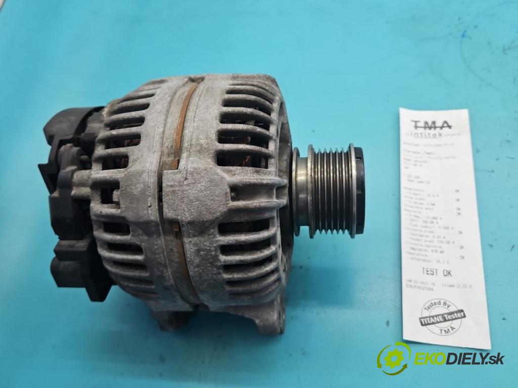 Seat Leon II 2005-2012 1.6 8V 102 hp manual 75 kW 1595 cm3 5- Alternator 06F903023F (Alternátor)