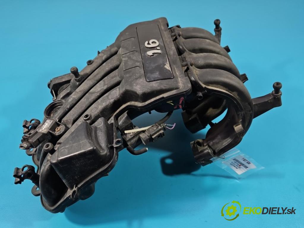Seat Leon II 2005-2012 1.6 8V 102 HP manual 75 kW 1595 cm3 5- zvod nasávací 06A133206DB (Sacie potrubie)