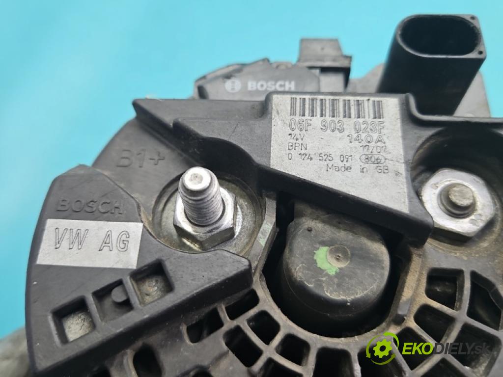 Seat Altea 1.9 tdi 105 hp manual 77 kW 1896 cm3 5- Alternator 06F903023F (Alternátor)