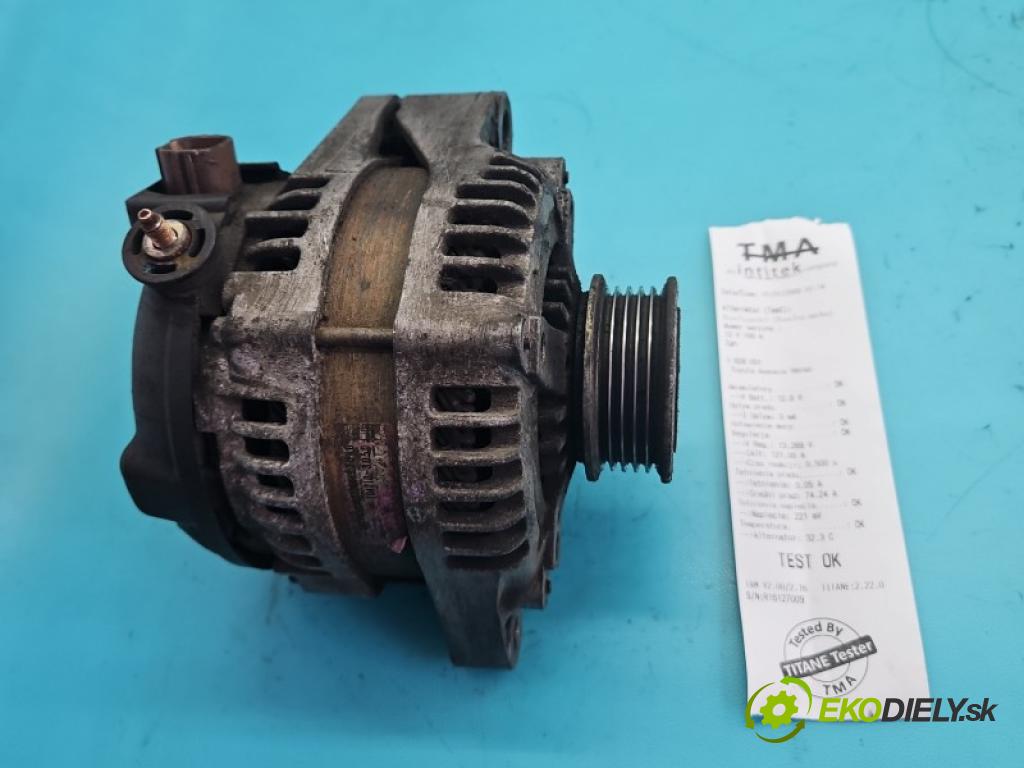 Toyota Avensis Verso 2001-2009 2.0 D4D 1CD 116 hp manual 85 kW 1995 cm3 5- Alternator 104210-3050 (Alternátor)