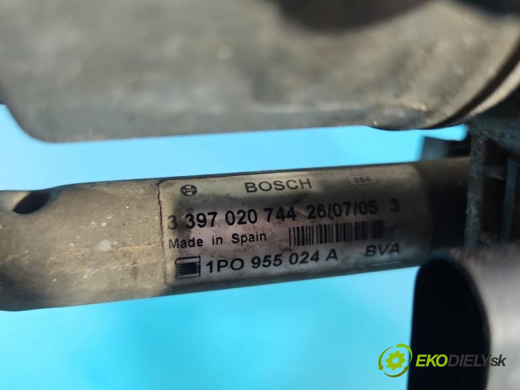 Seat Leon II 2005-2012 1.6 8V 102 HP manual 75 kW 1595 cm3 5- motor stieračov predné 0390241921