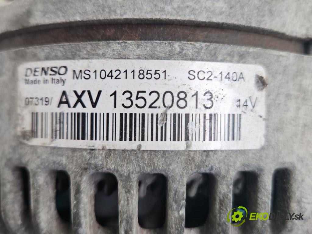 Opel Astra V  2015-2022 1.6 cdti 110 hp manual 81 kW 1598 cm3 5- Alternator 13520813 (Alternátor)