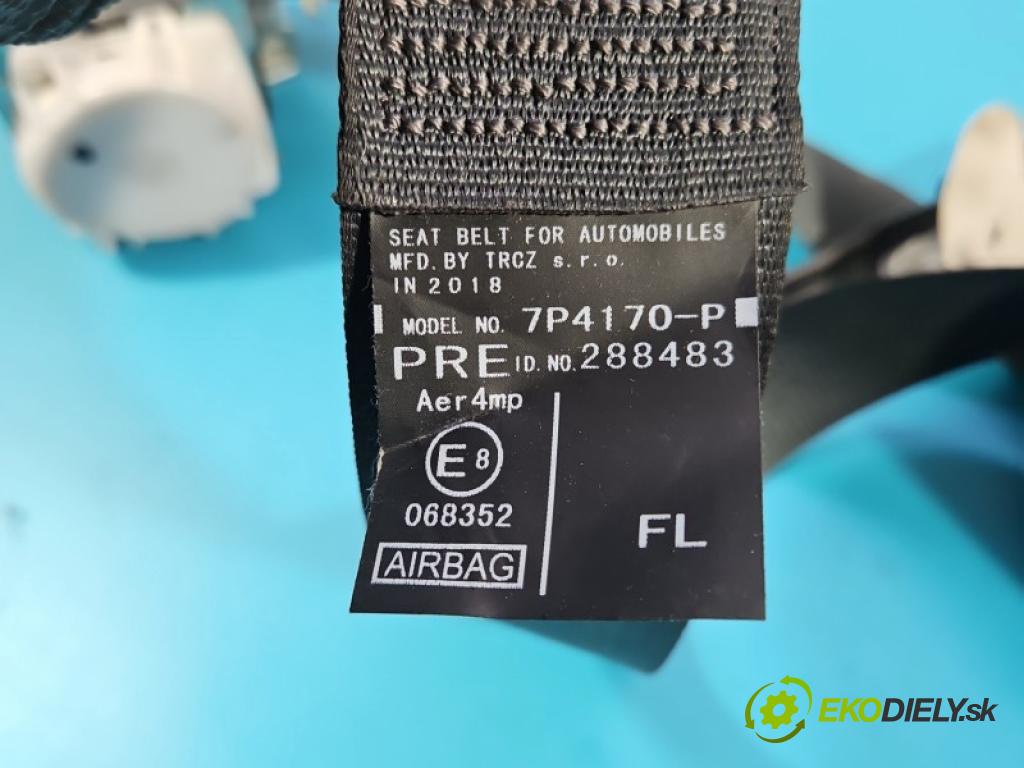 Toyota Auris II 2012-2018 1.6 16V 132  HP manual 97 kW 1598 cm3 5- pas bezpečnosť: predné ľavý 7P4170-P
