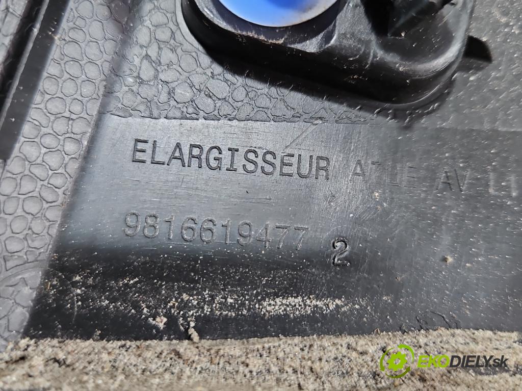 Peugeot Rifter 1.5 hdi 131 HP manual 96 kW 1499 cm3 5- lišta blatník predné ľavé 9816619477