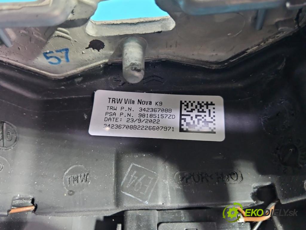 Peugeot Rifter 1.5 hdi 131 HP manual 96 kW 1499 cm3 5- volant 98185157ZD (Volant)