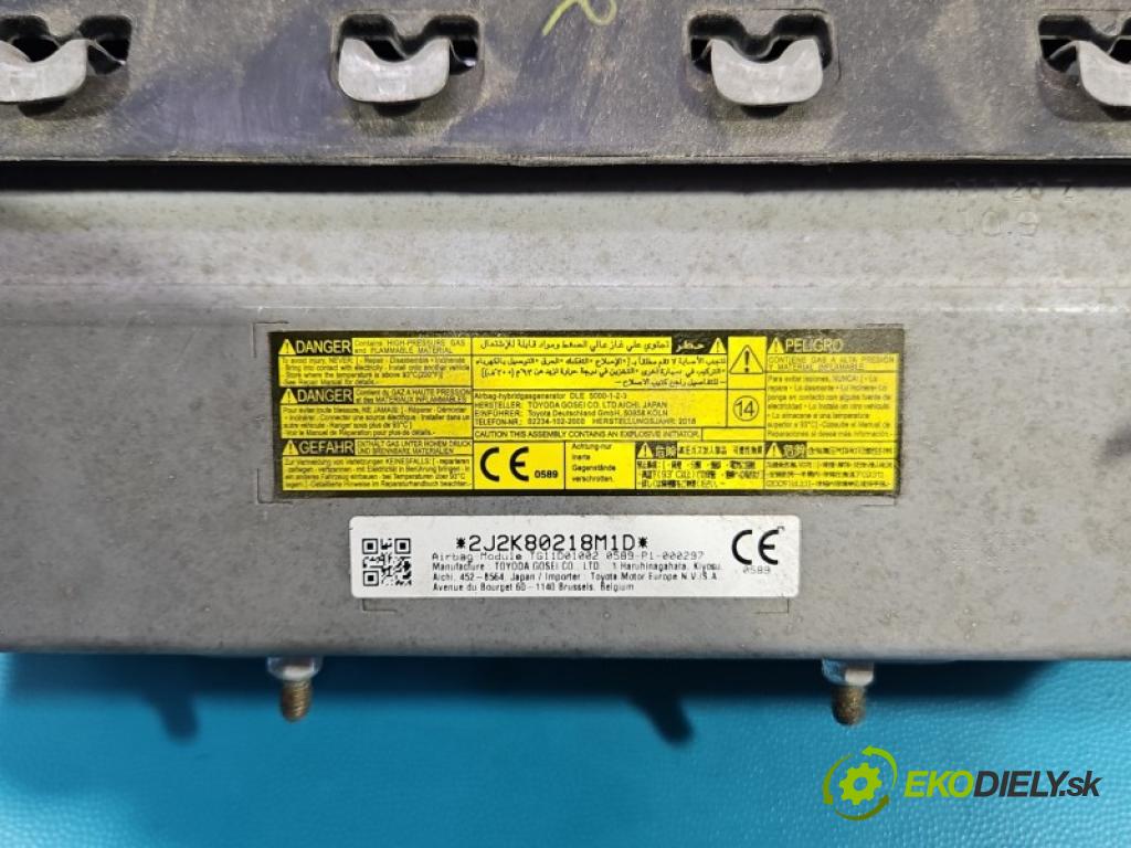Toyota Auris II 2012-2018 1.6 16V 132 HP manual 97 kW 1598 cm3 5- airbag vzduch: 2J2K80218M1D