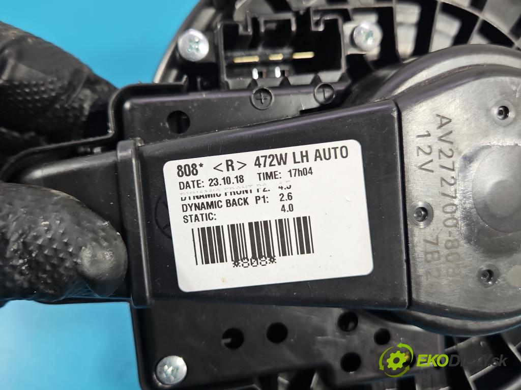 Toyota Auris II 2012-2018 1.6 16V 132 HP manual 97 kW 1598 cm3 5- ventilátor vzduchu