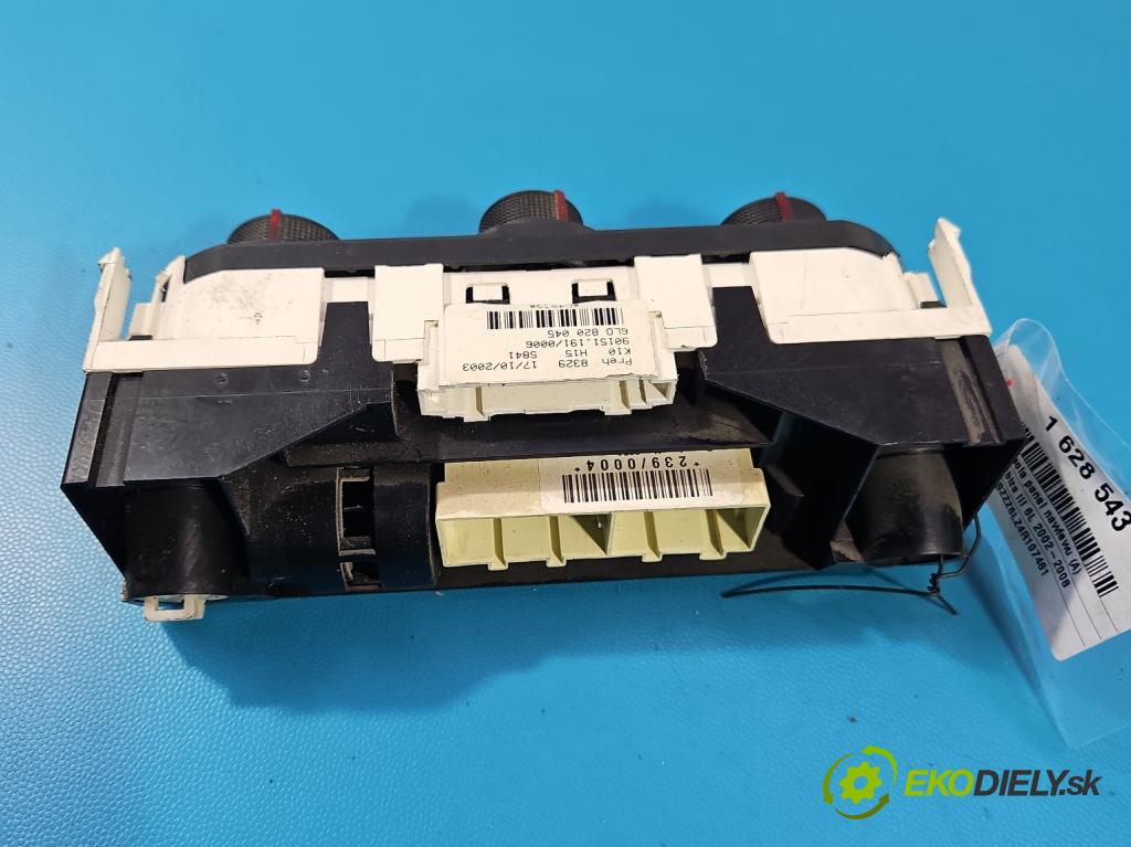 Seat Ibiza III 6L 2002-2008 1.2 12V AZQ 64 HP manual 47 kW 1198 cm3 3- panel kúrenia 6L0820045