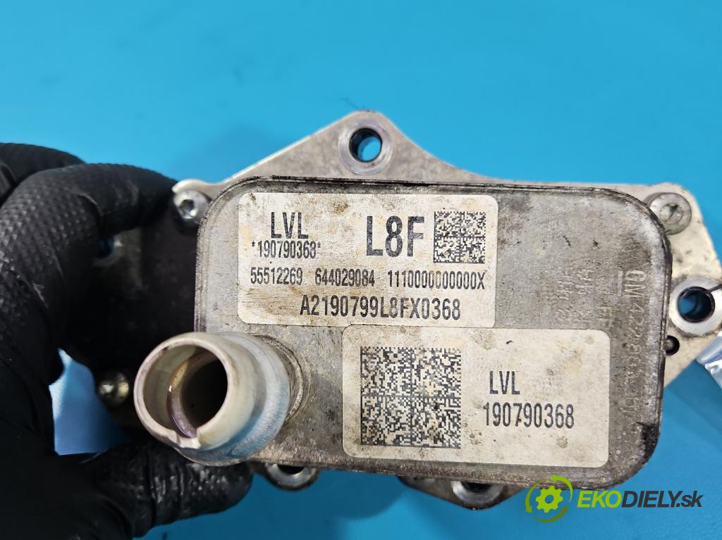 Opel Astra V 2015-2022 1.6 cdti 110 HP manual 81 kW 1598 cm3 5- chladič oleja: 190790363