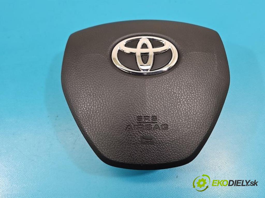 Toyota Auris II 2012-2018 1.6 16V 132 hp manual 97 kW 1598 cm3 5- Polštář: vzduch: Řidič: 45130-02450-C1 (Airbag)