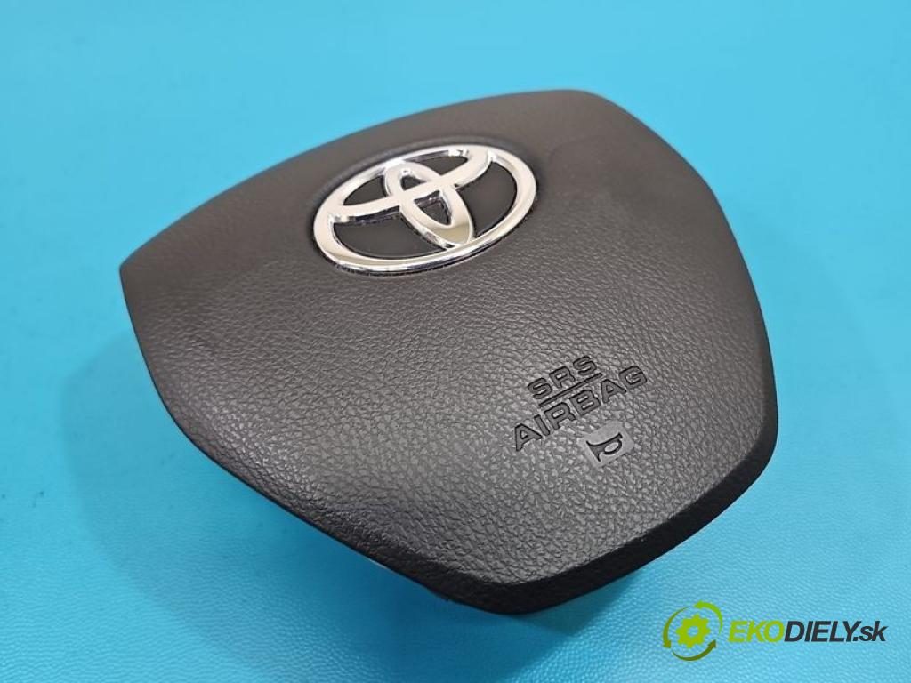 Toyota Auris II 2012-2018 1.6 16V 132 hp manual 97 kW 1598 cm3 5- Polštář: vzduch: Řidič: 45130-02450-C1 (Airbag)