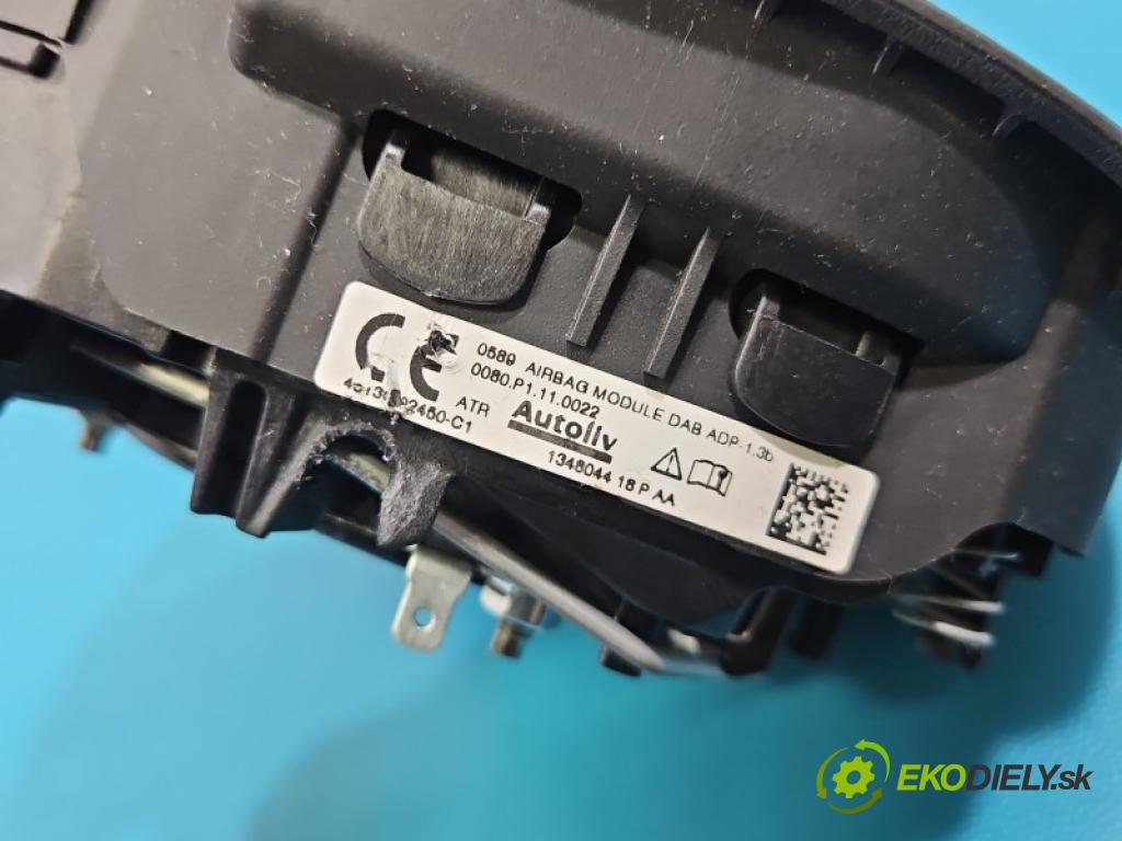 Toyota Auris II 2012-2018 1.6 16V 132 hp manual 97 kW 1598 cm3 5- Polštář: vzduch: Řidič: 45130-02450-C1 (Airbag)