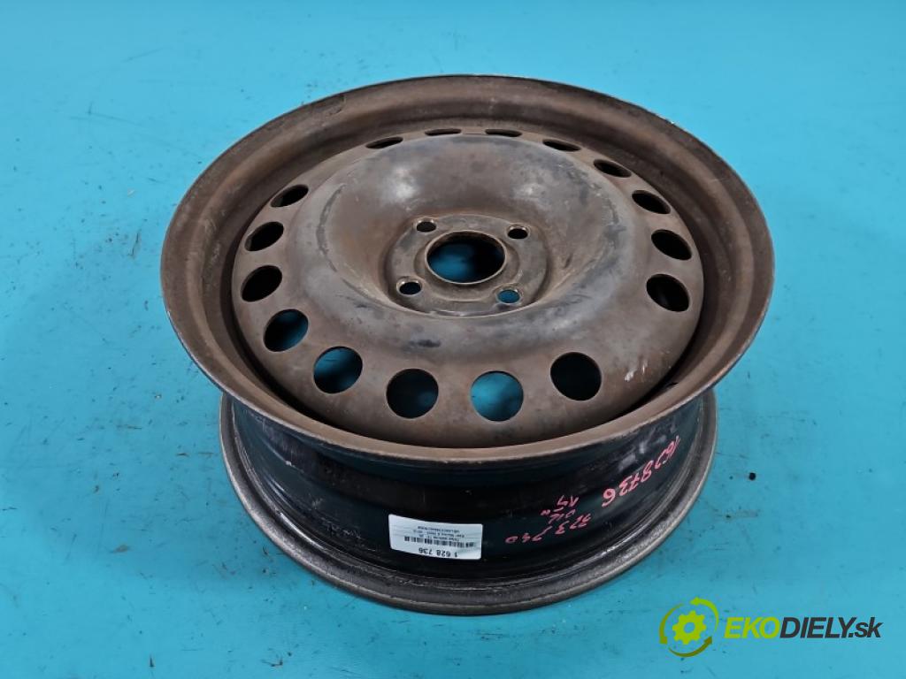 Opel Meriva A 2002-2010 1.3 cdti 75 hp manual 55 kW 1248 cm3 5- Felga ocelový 15
