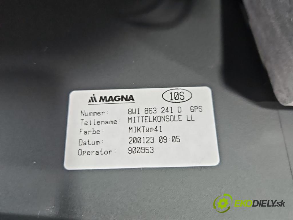 Audi A5 F5 2016-2024 2.0 TFSI 265KM automatic 195 kW 1984 cm3 4- operadlo 8W1863241D (Lakťová opierka)