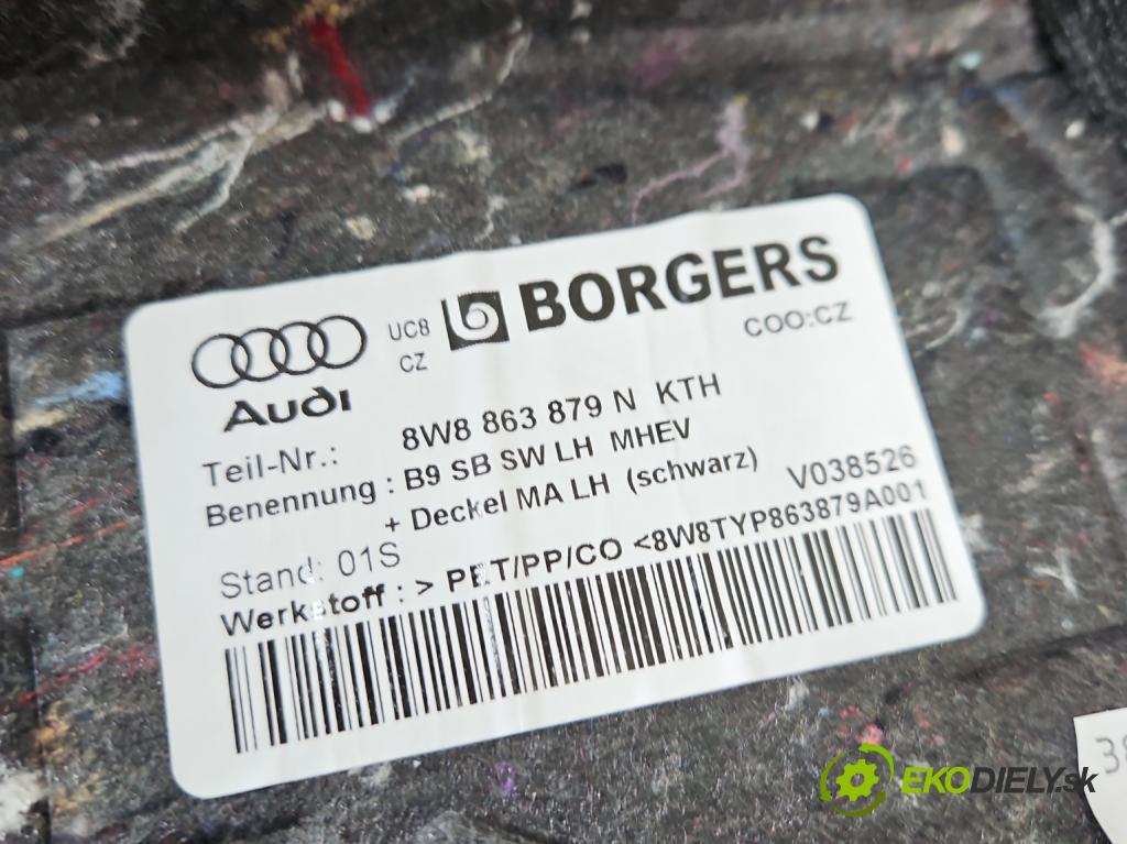 Audi A5 F5 2016-2024 2.0 TFSI 265KM automatic 195 kW 1984 cm3 4- Čalounictví: kufra: ľavé 8W8863879N