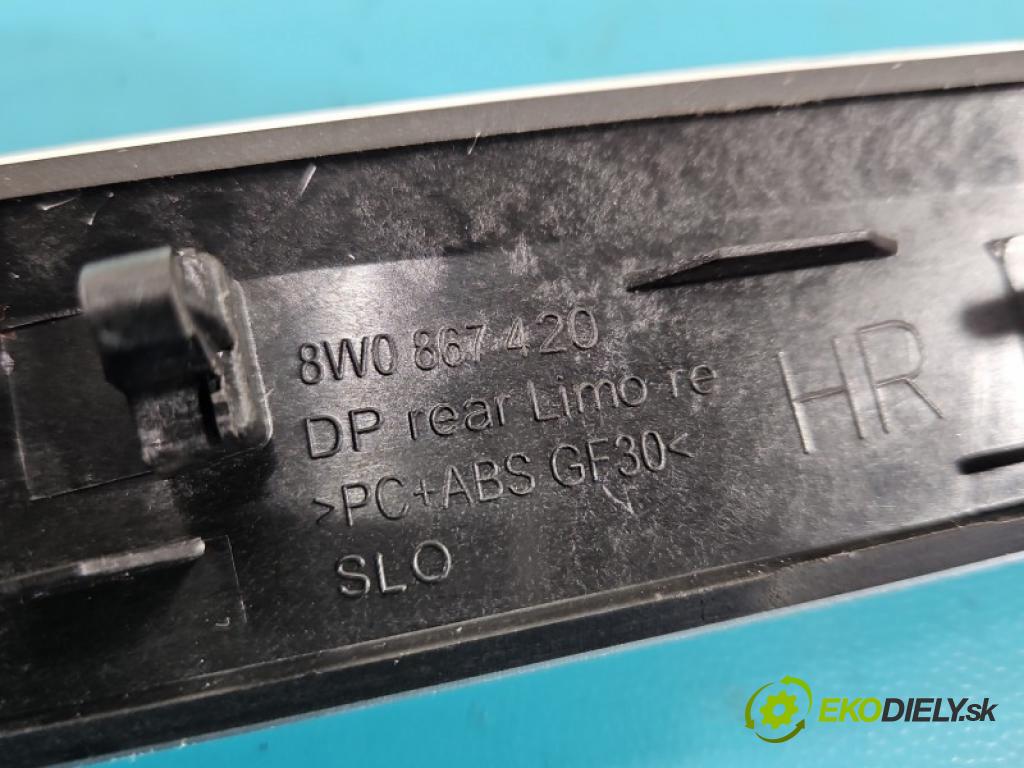 Audi A5 F5 2016-2024 2.0 TFSI 265KM automatic 195 kW 1984 cm3 4- lišta ozdobná interiéry: 8W0867409