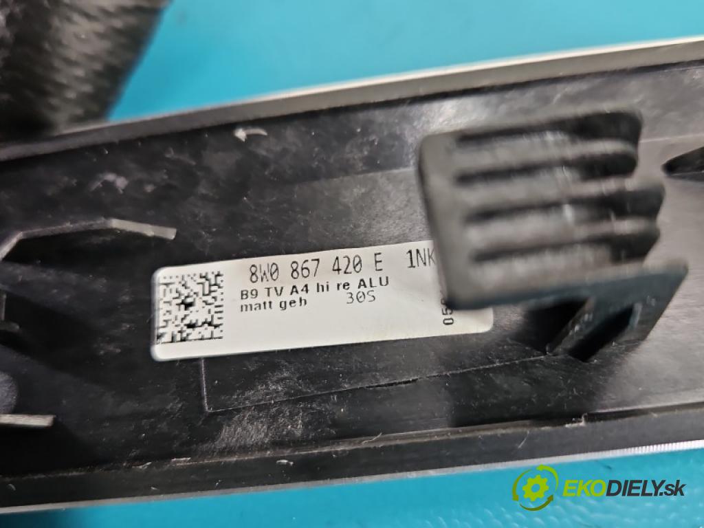 Audi A5 F5 2016-2024 2.0 TFSI 265KM automatic 195 kW 1984 cm3 4- lišta ozdobná interiéry: 8W0867409