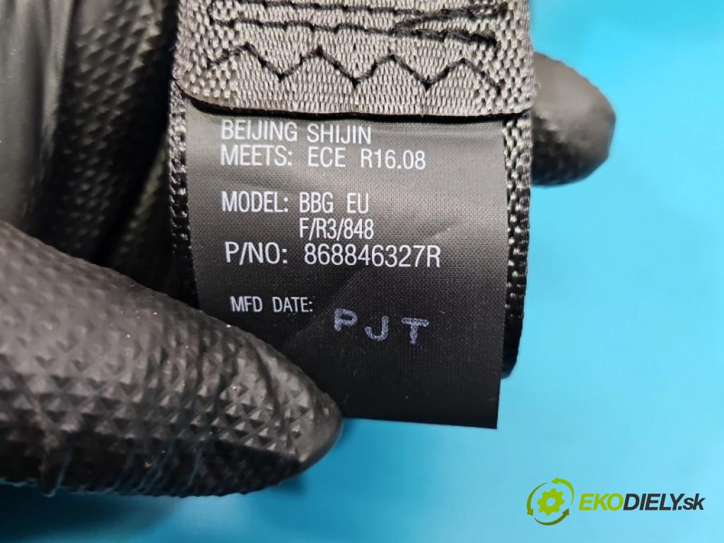 Dacia Spring 0.0 45KM automatic 33 kW  5- stěna bezpečnost přední pravý 868846327R