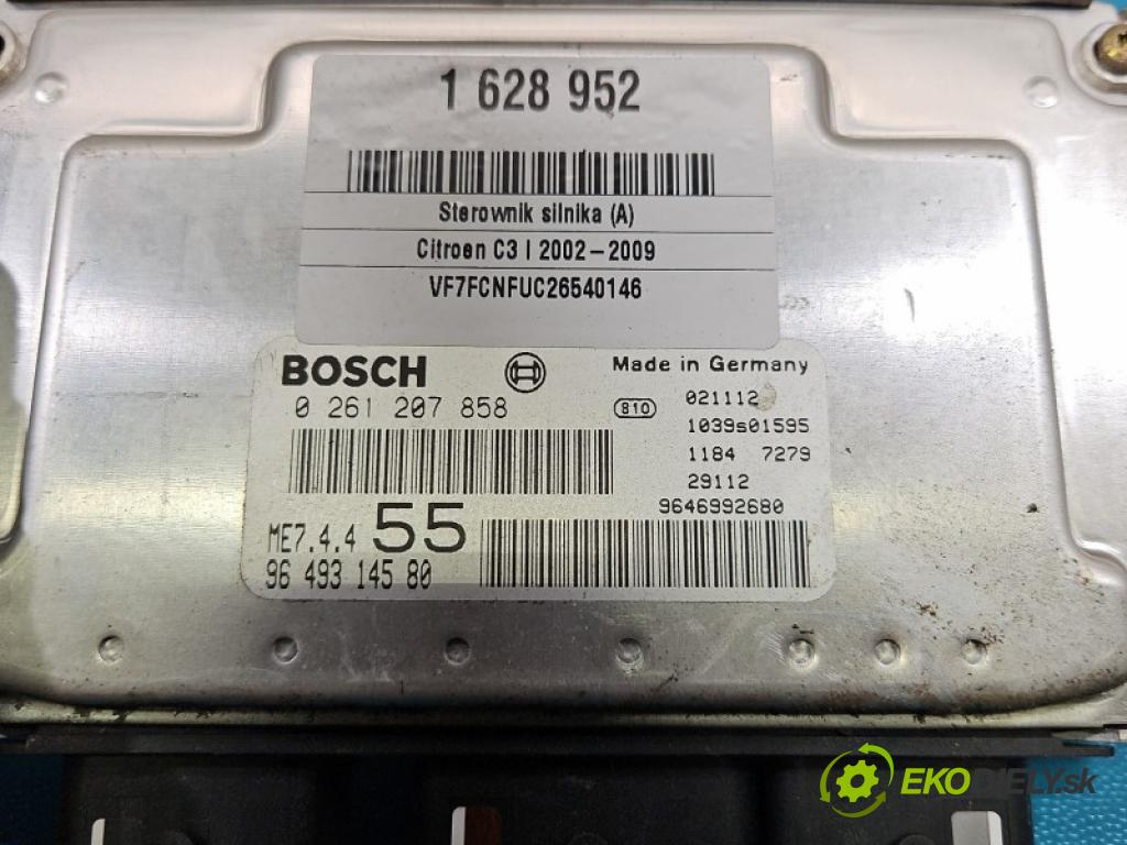 Citroen C3 I 2002-2009 1.6 16V 109 hp manual 80 kW 1587 cm3 5- řídící jednotka motoru 0261207858