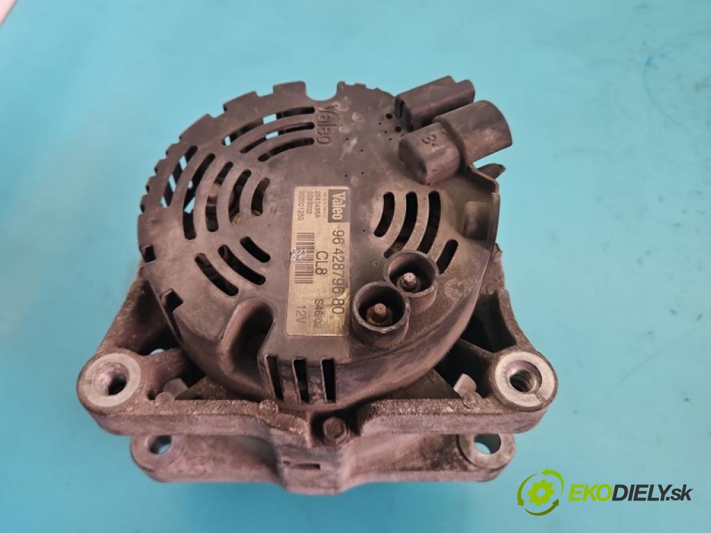Citroen C3 I 2002-2009 1.6 16V 109 hp manual 80 kW 1587 cm3 5- Alternator 9642879680 (Alternátor)