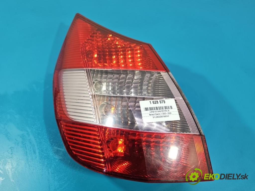 Renault Scenic II 2003-2009 1.9 dci 120 hp manual 88 kW 1870 cm3 5- světlo zadní levé blatník: