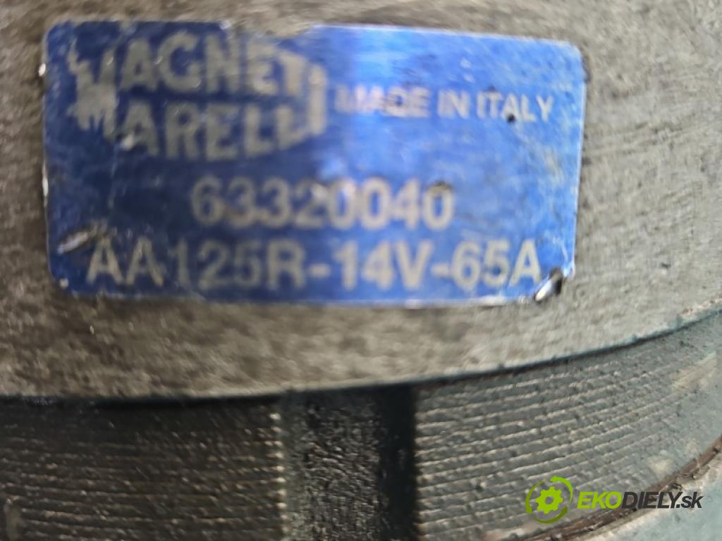 Fiat Panda II 2003-2012 1.1 8V 54 HP manual 40 kW 1108 cm3 5- Alternator 63320040 (Alternátor)
