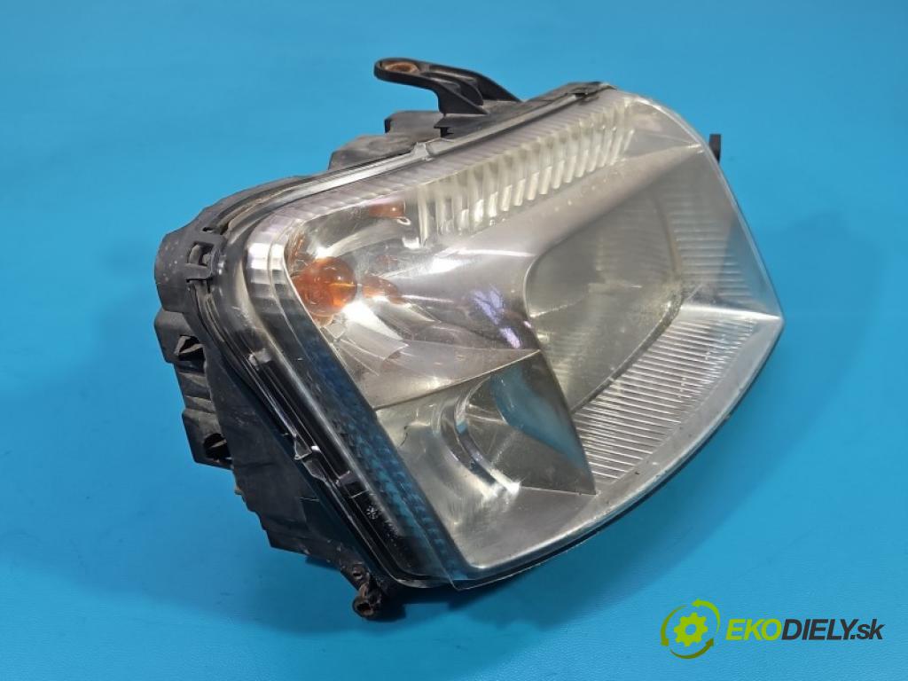 Fiat Panda II 2003-2012 1.1 8V 54 HP manual 40 kW 1108 cm3 5- Reflektor: pravý  (Svetlo predné pravé)