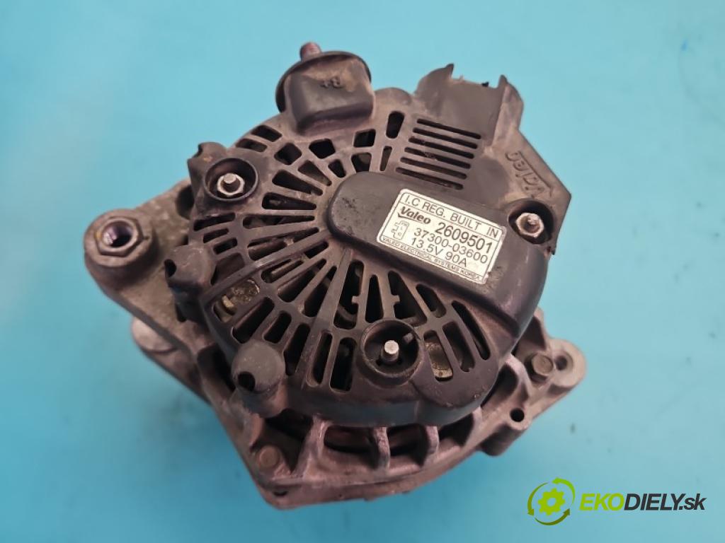 Hyundai I20 I 2008-2014 1.2 16V 86 hp manual 63 kW 1248 cm3 5- Alternator 37300-03600 (Alternátor)