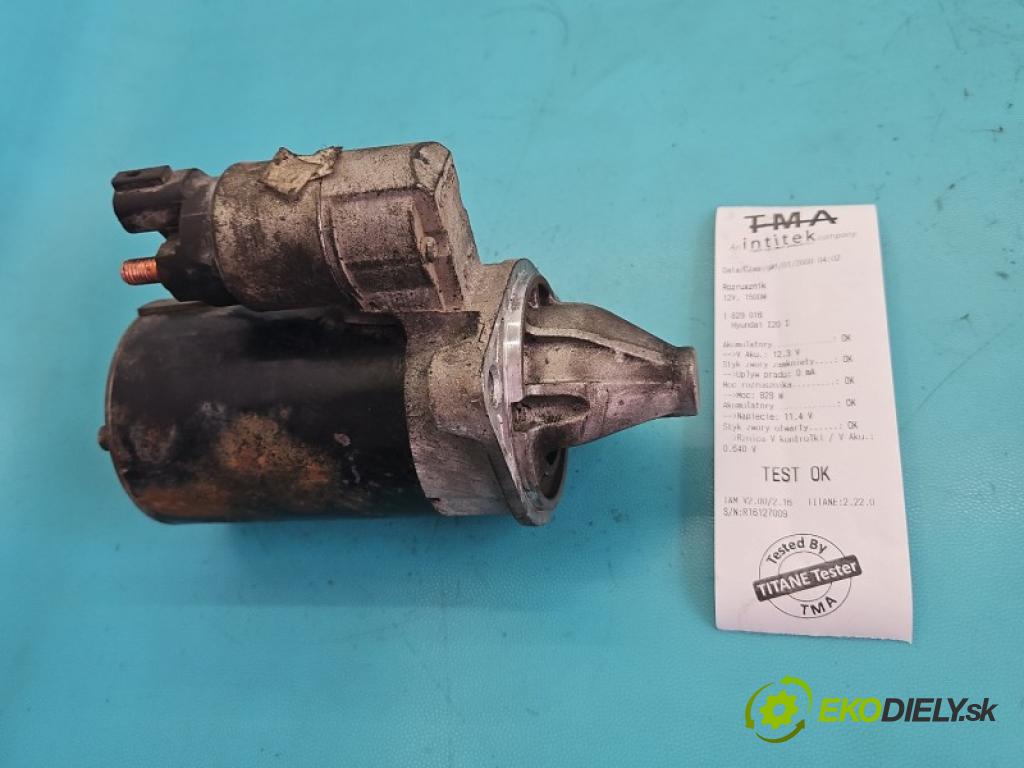 Hyundai I20 I 2008-2014 1.2 16V 86 hp manual 63 kW 1248 cm3 5- startér: 36100-03100 (Startér)