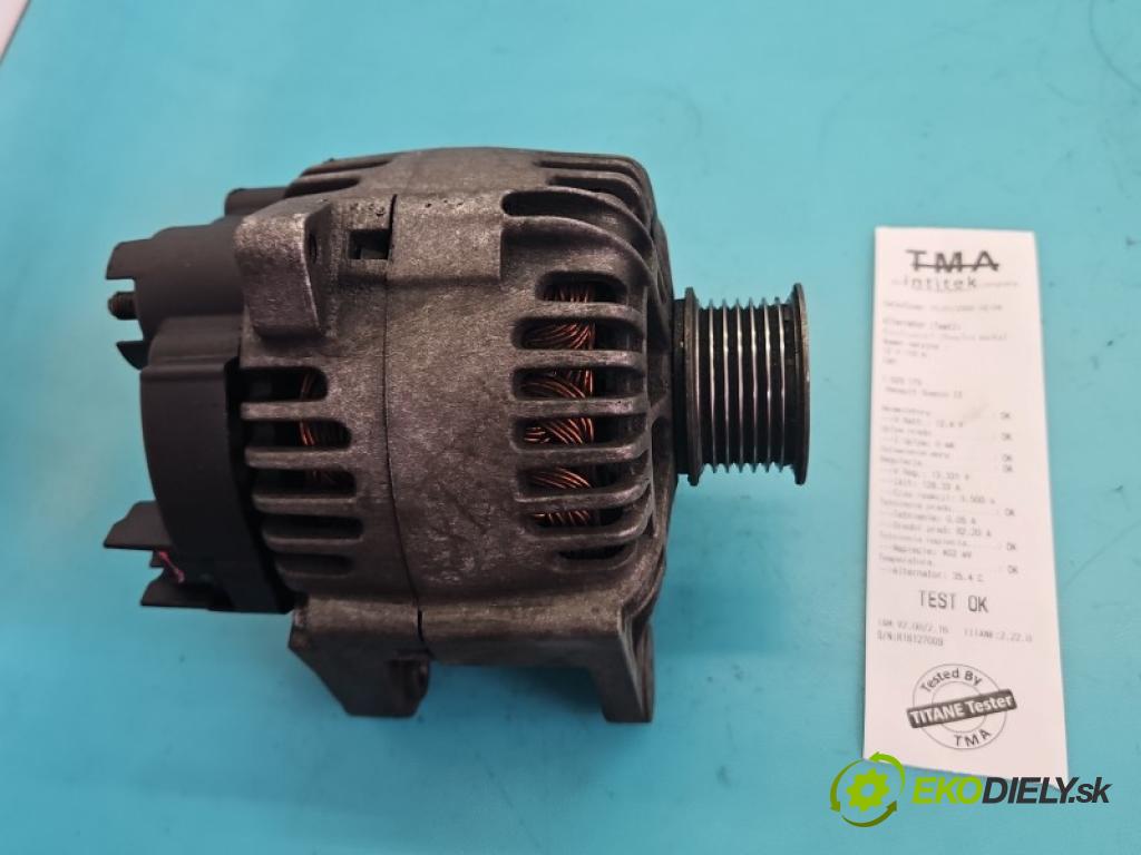 Renault Scenic II 2003-2009 1.9 dci 120 hp manual 88 kW 1870 cm3 5- Alternator 8200495294 (Alternátor)