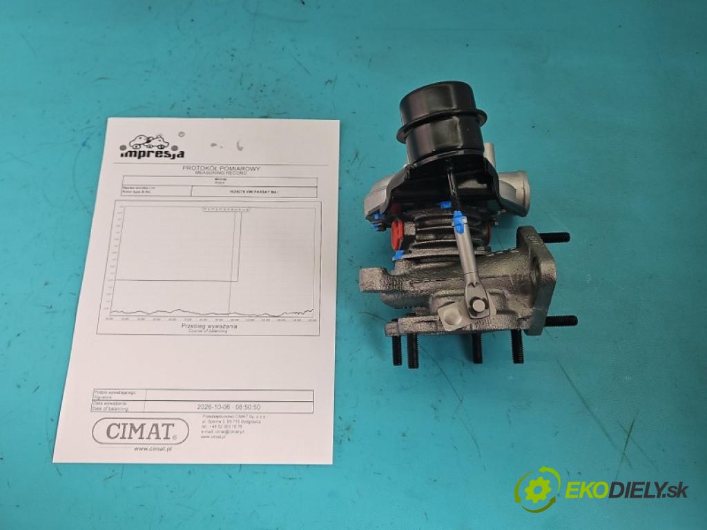 Vw Passat B4 1993-1997 1.9 tdi 90 HP manual 66 kW 1896 cm3 5- turbodúchadlo, turbo repasovaná 454083-1