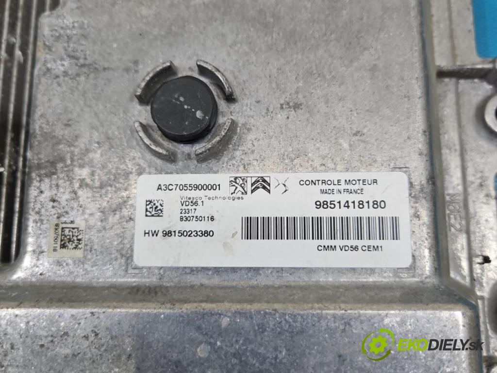 Toyota Proace City 1.2 110 HP manual 81 kW 1199 cm3 5- riadiaca jednotka motora 9851418180