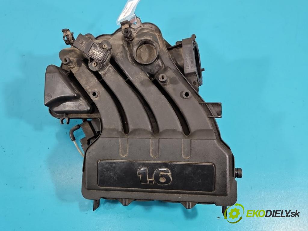 Seat Leon II 2005-2012 1.6 8V 102 HP manual 75 kW 1595 cm3 5- zvod nasávací 06A133185KR (Sacie potrubie)