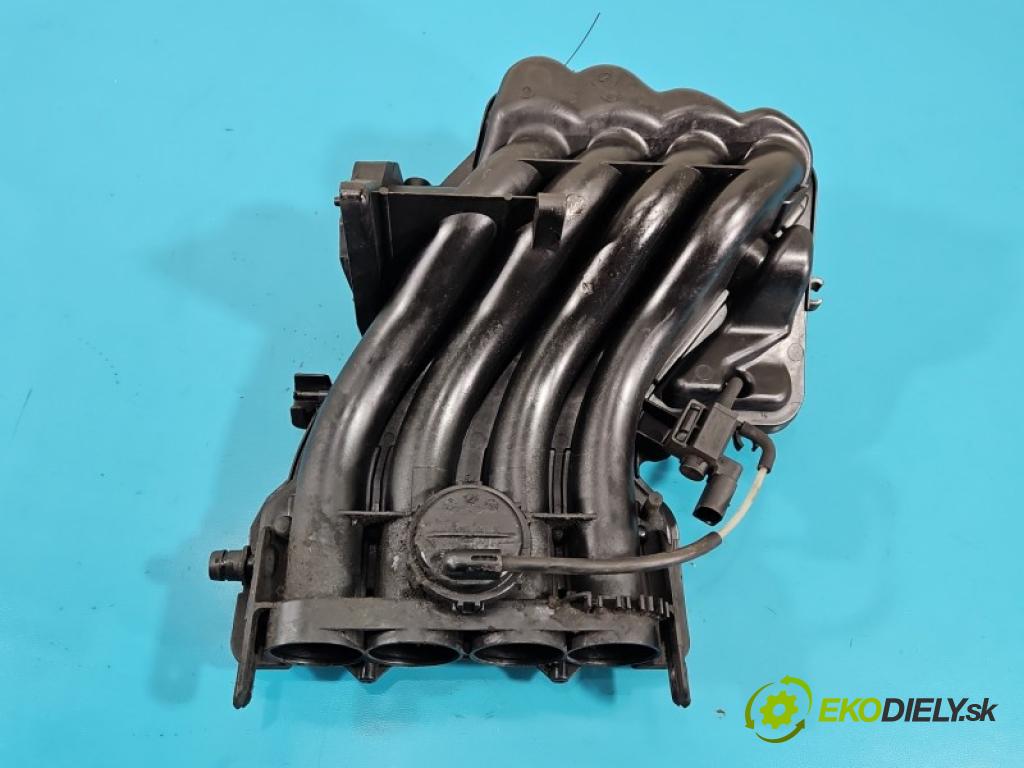 Seat Leon II 2005-2012 1.6 8V 102 HP manual 75 kW 1595 cm3 5- zvod nasávací 06A133185KR (Sacie potrubie)